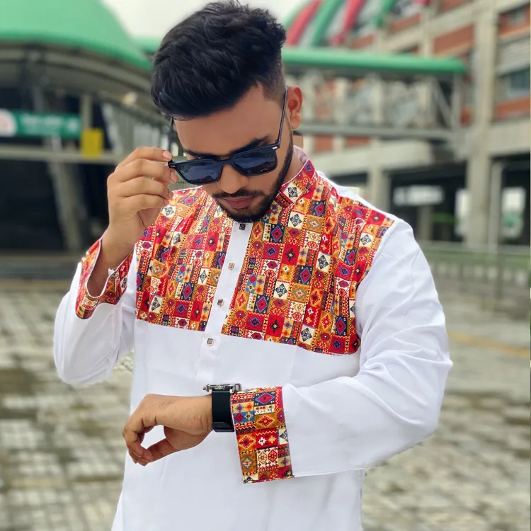 High-Quality Stylish Cotton Panjabi for Men/ Panjab